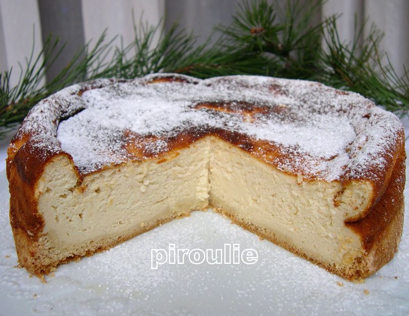 Gâteau au fromage blanc ( cheesecake) #1 pour chavouot
