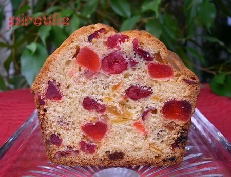 Gâteau de Pourim #4 : Cake aux fruits confits de Pierre Hermé, un cake classique particulièrement savoureux
