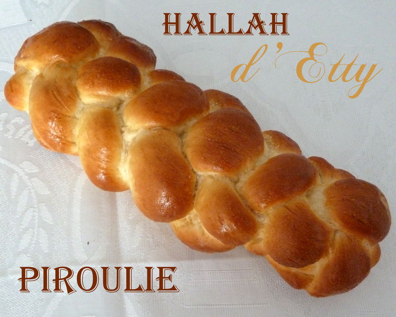 Hallah (pain brioché) d’Etty